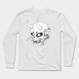 Tengu Skull Mask Long Sleeve T-Shirt